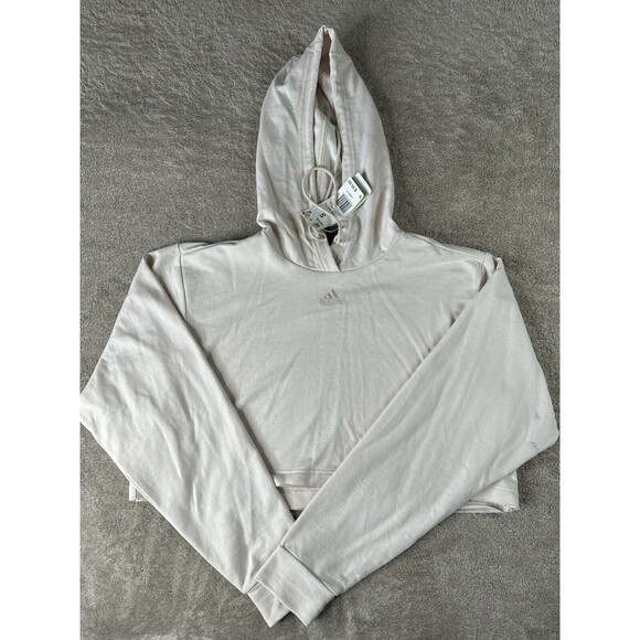 adidas Tops - Adidas Sweatshirt Womens Hoodie Cropped Size S